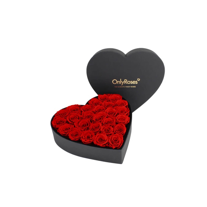 Infinite Rose Heart (Medium) Crimson