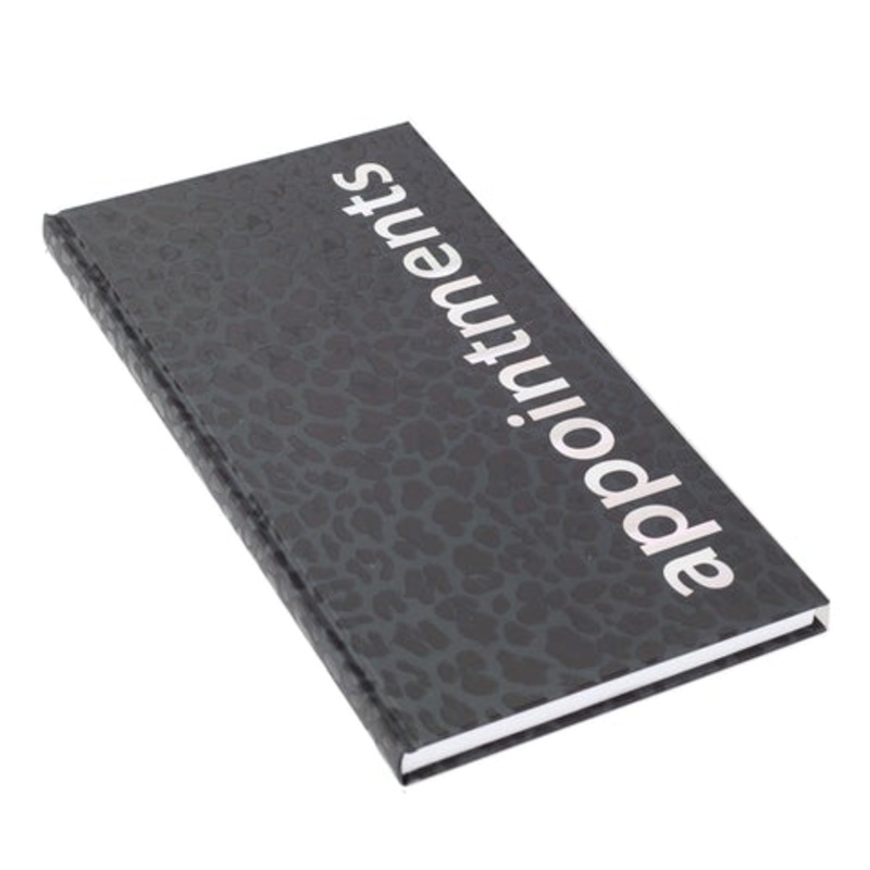 Appointment Book 3 Column Leopard Print