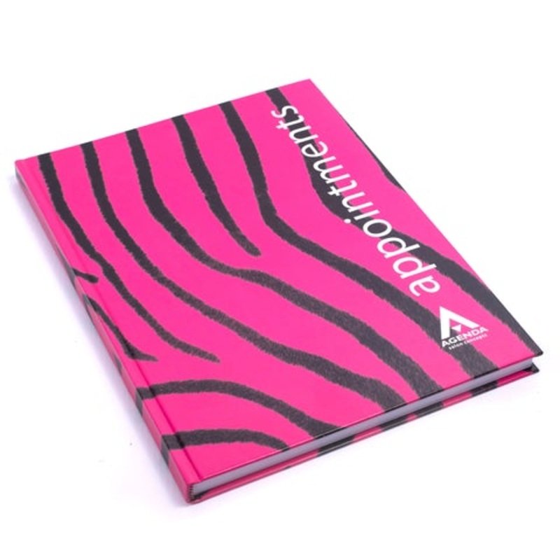 Pink/Black Appointment Book – 6 Assistant