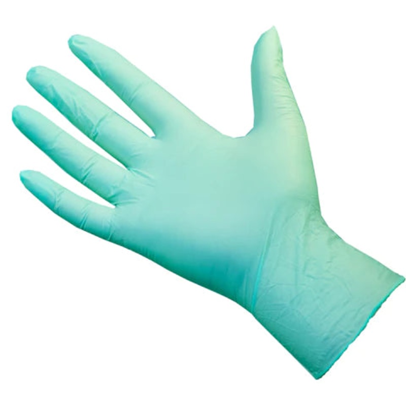 Biogreen Biodegradable Nitrile Glove Medium (Green) 100pc