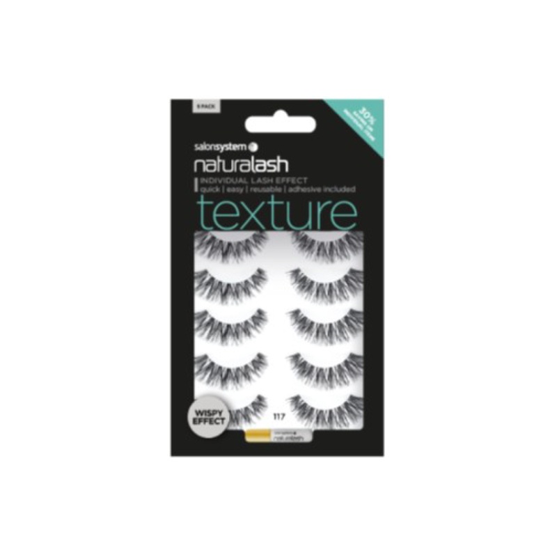 Naturalash Texture 117 Black Multipack x 5 Sets