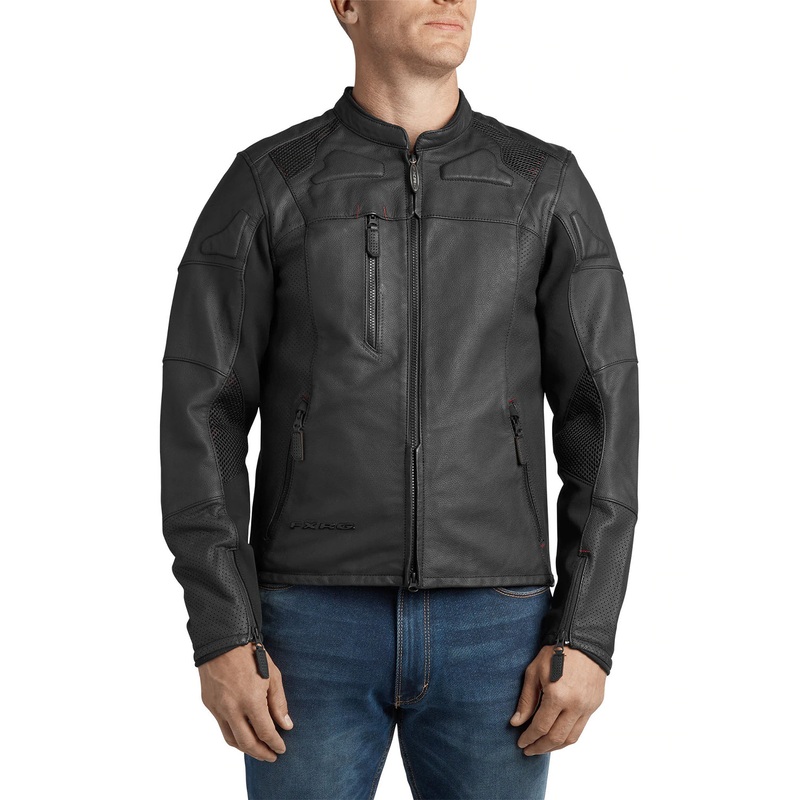 Harley Davidson Mens FXRG Perforated Leather Jacket