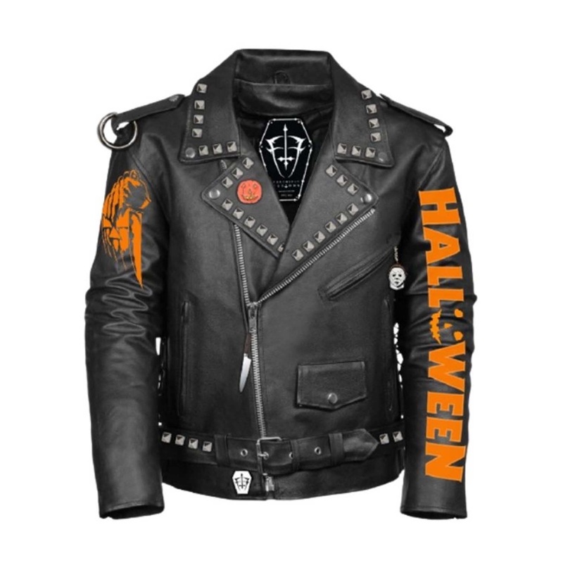 Elite Halloween Black Leather Jacket