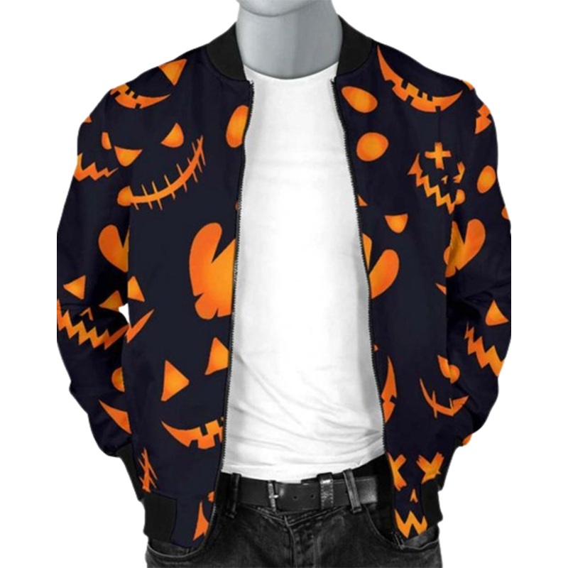 Elite Halloween Pumpkins Pattern Jacket