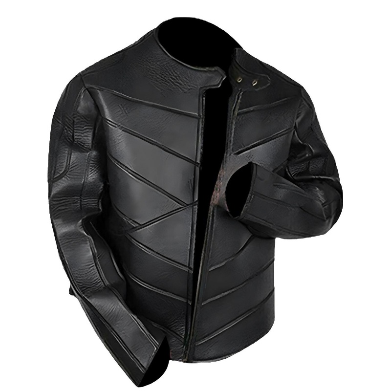 Elite Men Idris Elba Black Leather Jacket