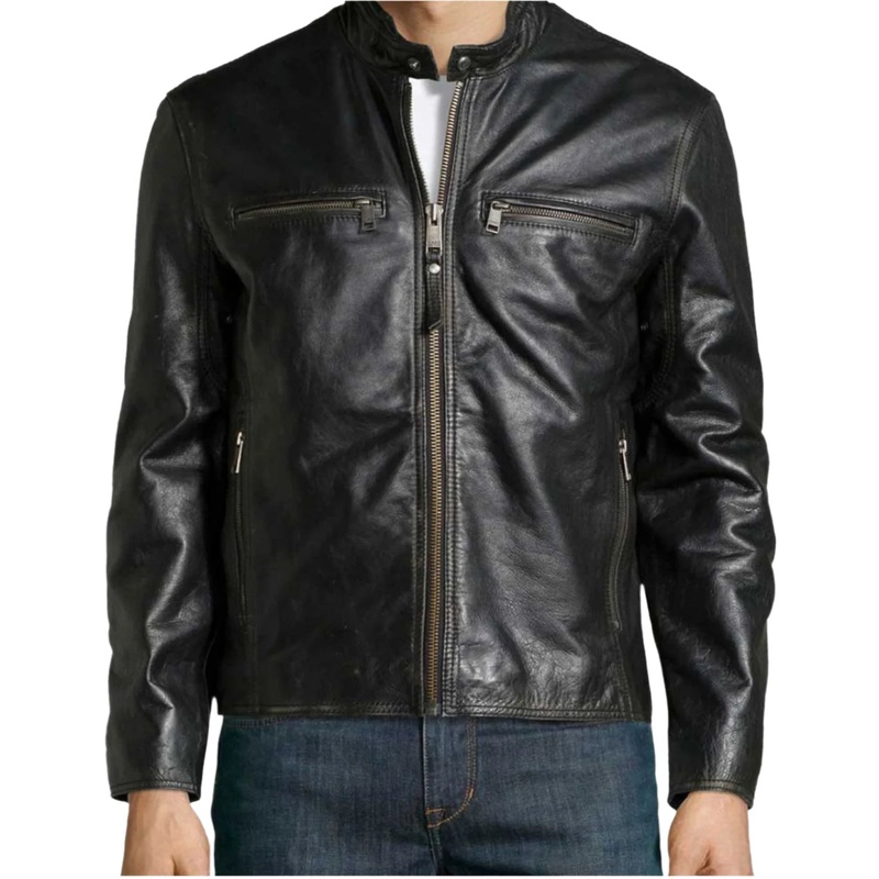 Elite Men’s Altered Carbon Takeshi Kovacs Biker Leather Jacket