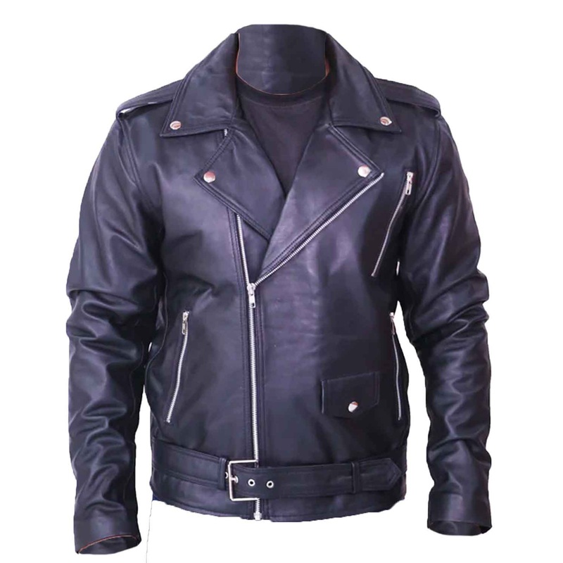 Elite Men’s Slim Fit Adam Levine Black Leather Jacket