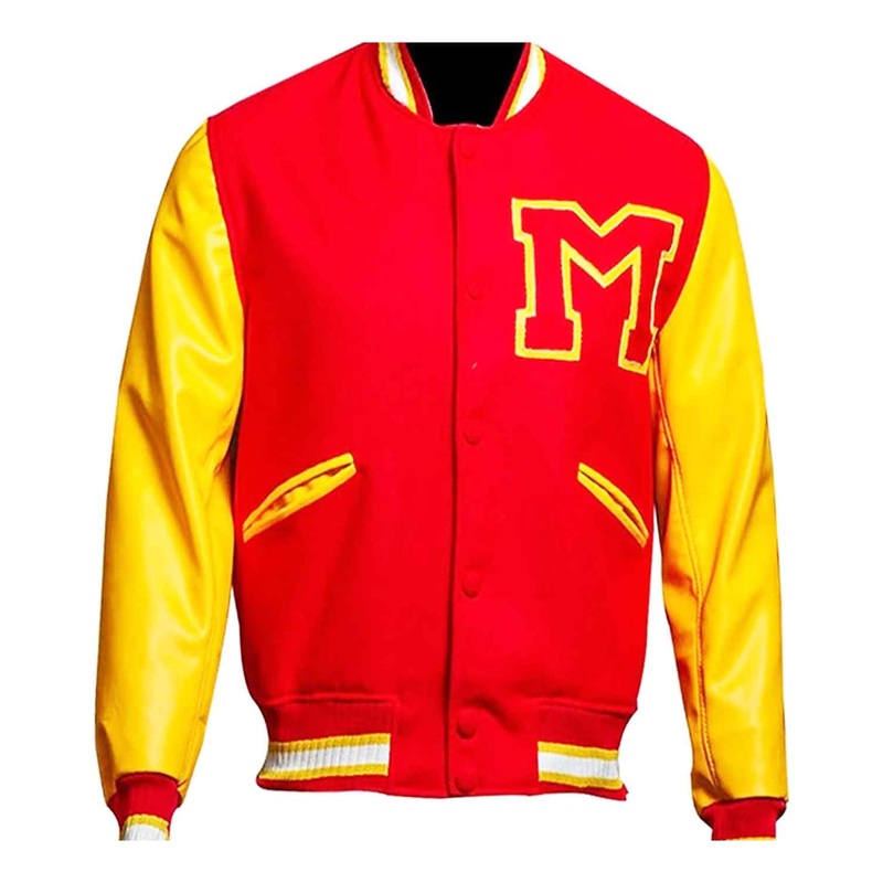 Elite Michael Jackson Thriller M Logo Varsity Jacket