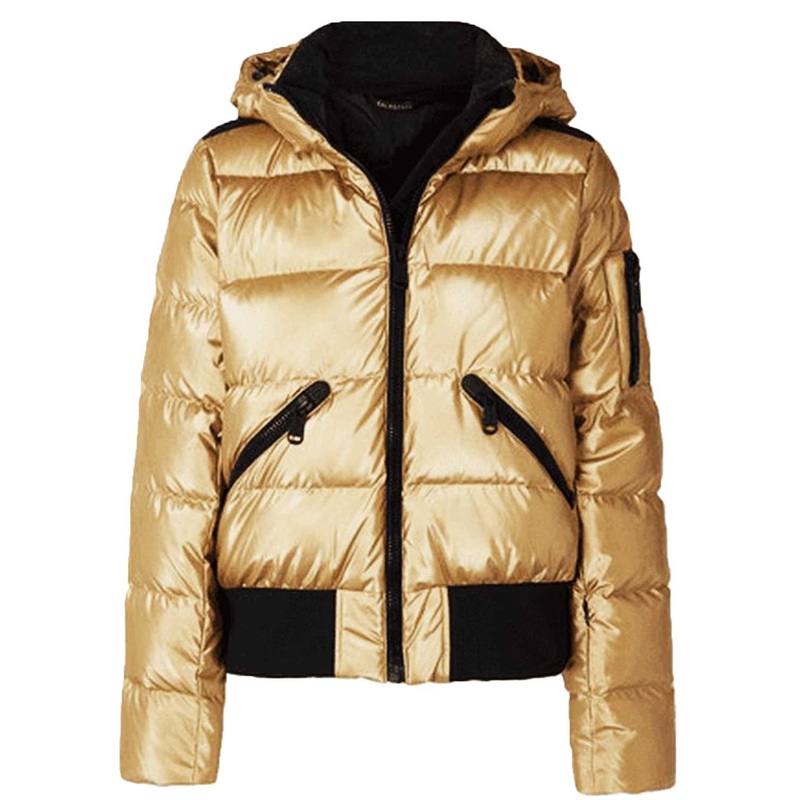 Elite Keeley Ted Lasso S02 Gold Puffer Jacket
