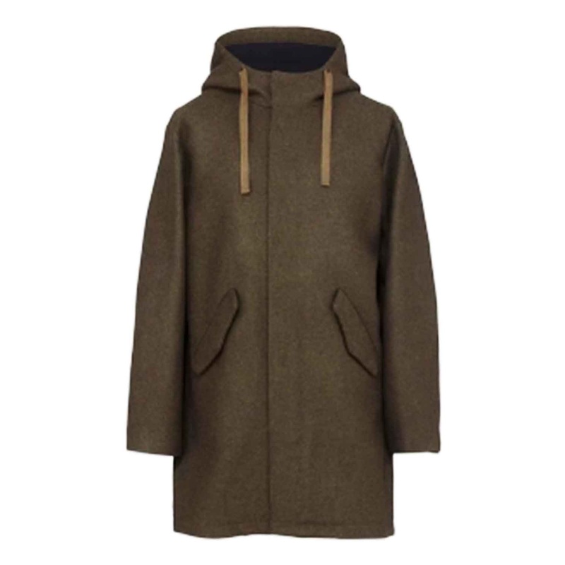 Elite Evil Season 2 Mike Colter Green Wool Hooded Coat