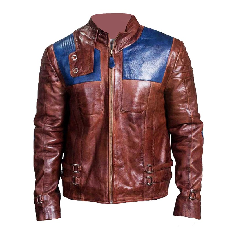 Elite Krypton Seg Brown Distressed Jacket