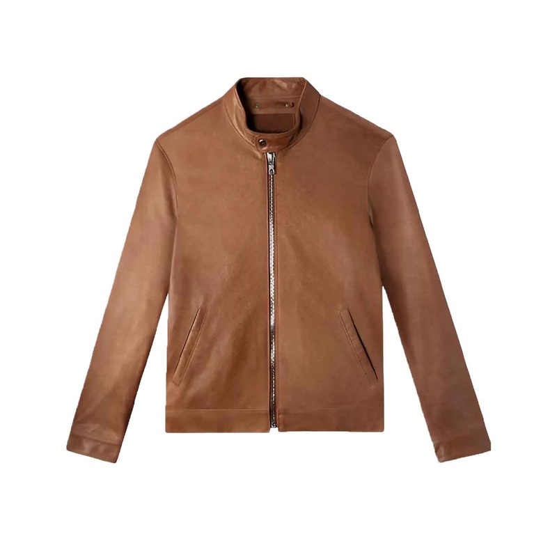 Elite Mens Classic Cafe Racer Leather Jacket