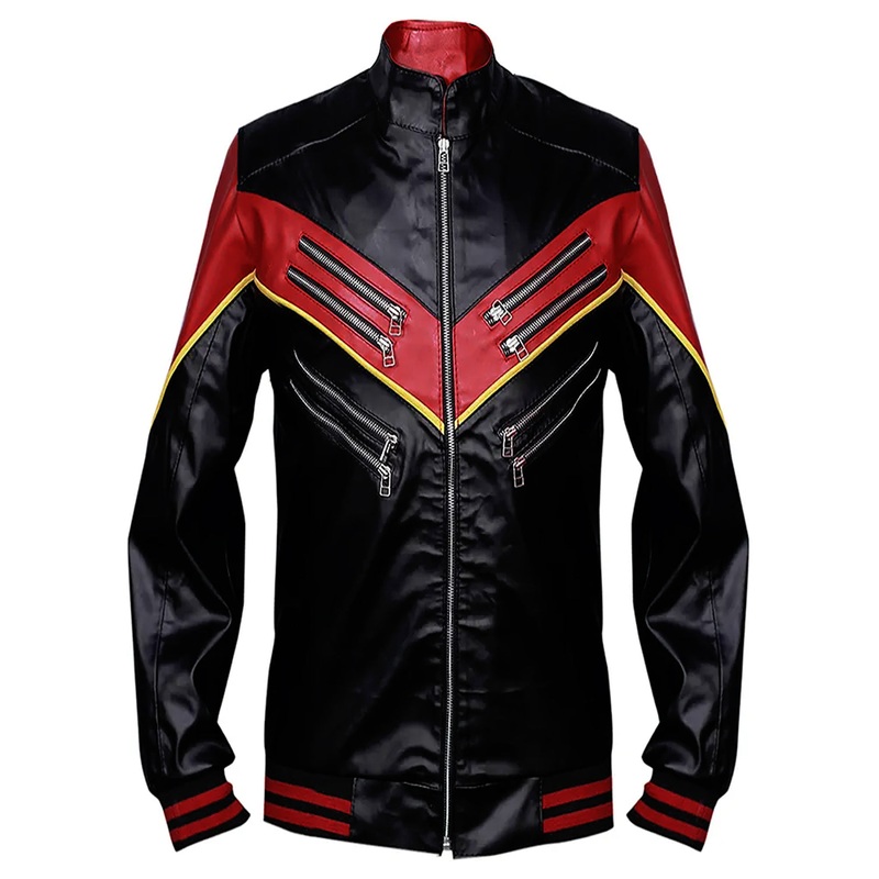 Elite Motorcycle Miles Morales Spider-Man Black Leather Jacket