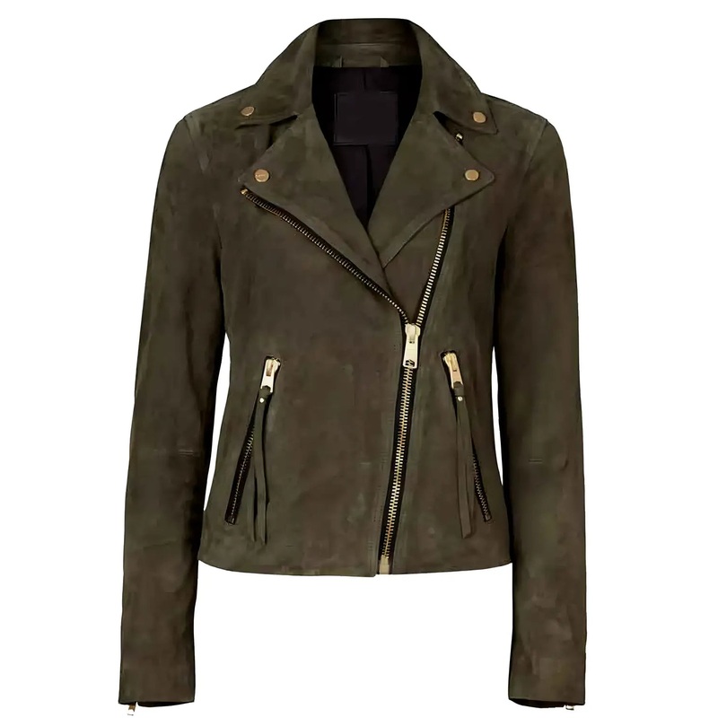 Elite New Amsterdam Freema Agyeman Suede Jacket