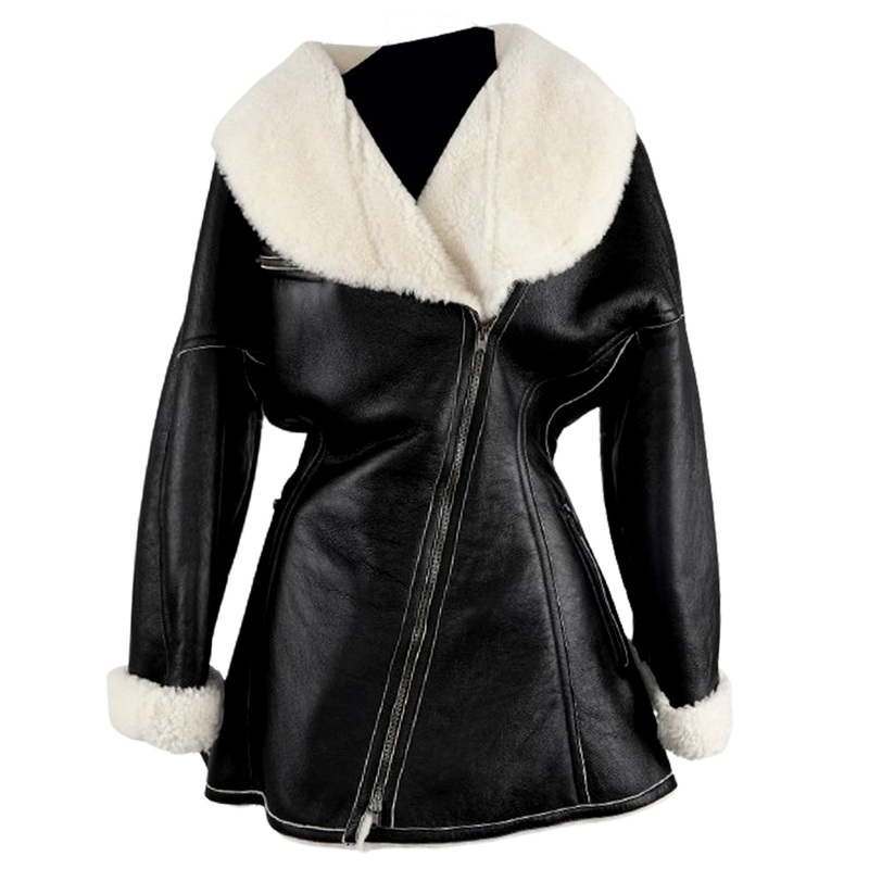 Elite Real Housewives of Beverly Hills S12 Diana Jenkins Shearling Coat
