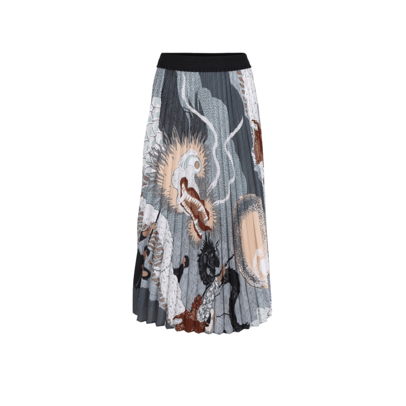 Festival Pleated Skirt Caramel