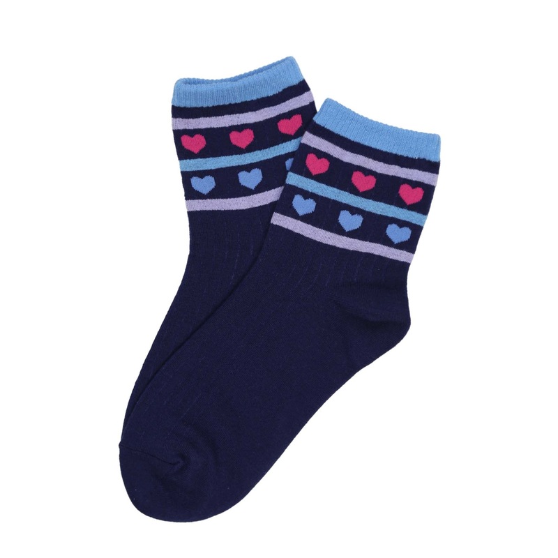 Love Shack Cotton Socks Navy