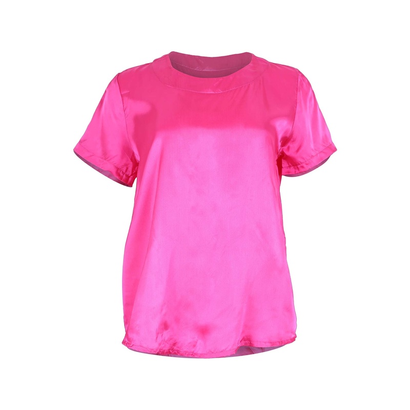 Lavender Fields Top Fuchsia in Satin Twill