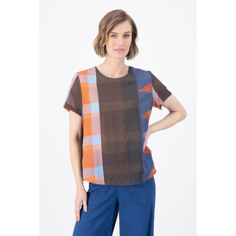 Jada Top in Seersucker