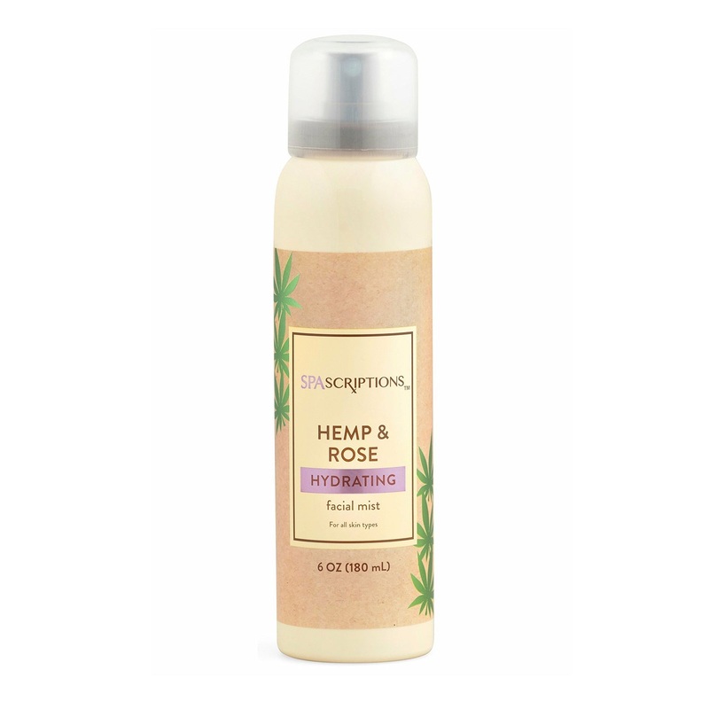 Spascriptions Hemp & Rose Hydrating Facial Mist 6oz