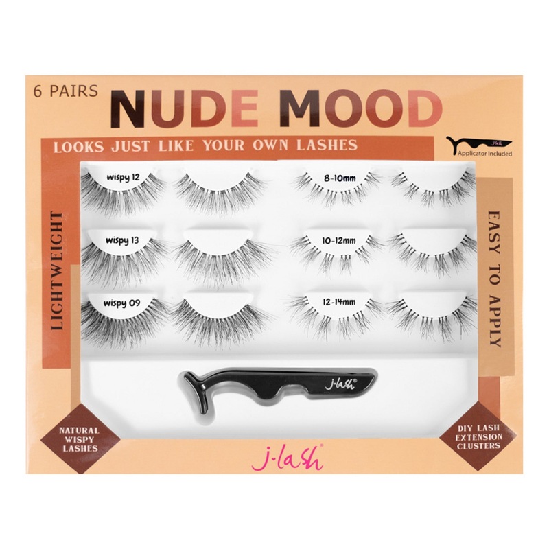 J Lash Nude Mood Looks Just Like Your Own Lashes 6 Pairs