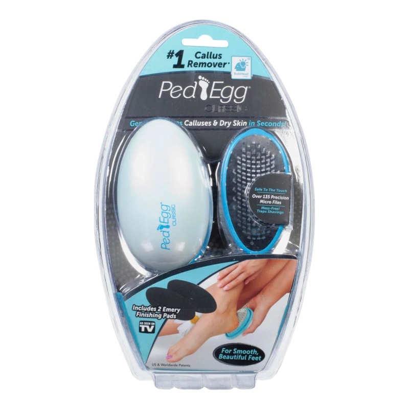Ped Egg Gently Removes Calluses & Dry Skin Foot File Classic