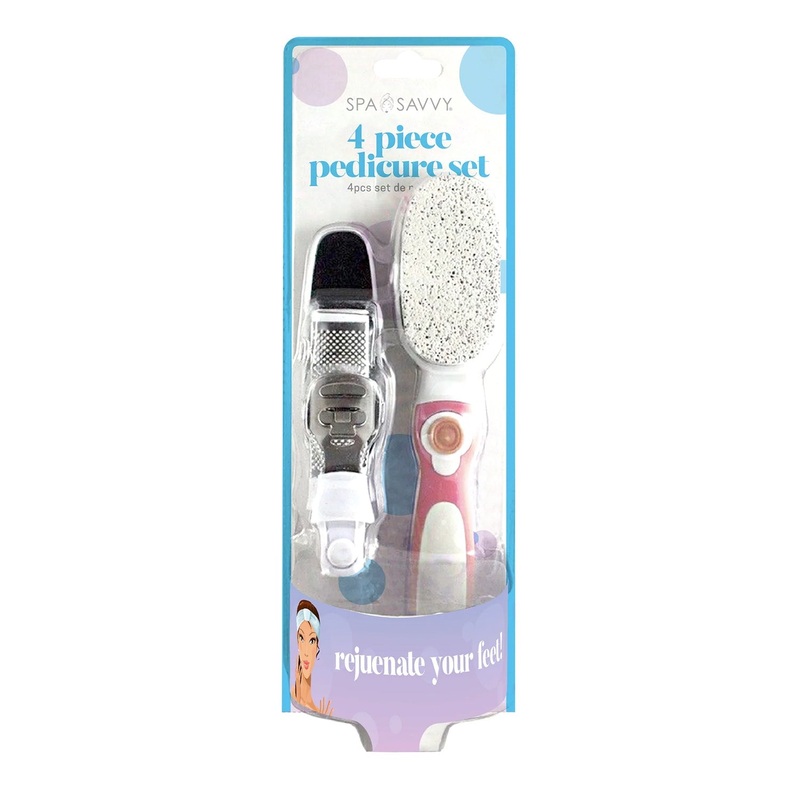 Spa Savvy 4 Piece Pedicure Set