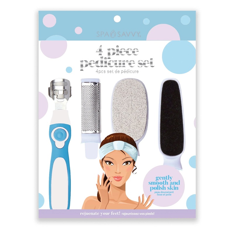 Spa Savvy Pedicure Set 4 pcs