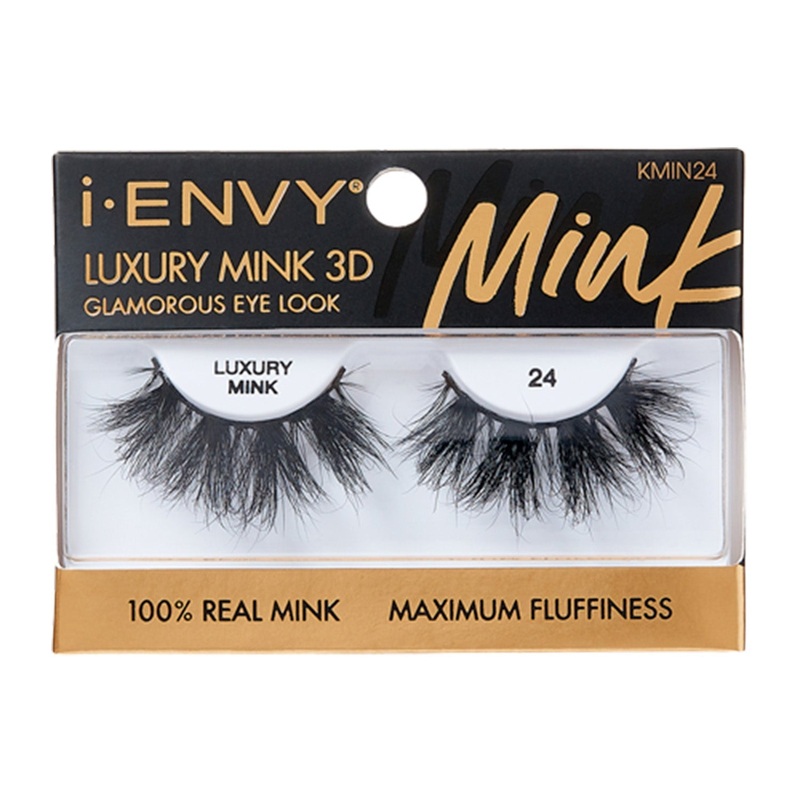 i Envy 100% Real Luxury Mink 3D Multi-Angle Curl Maximum Fluffiness Eyelashes 25mm