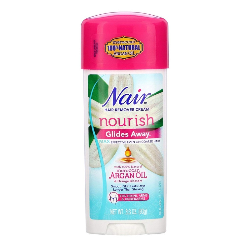 Nair Hair Remover Cream Glides Away Argan Oil 3.3oz