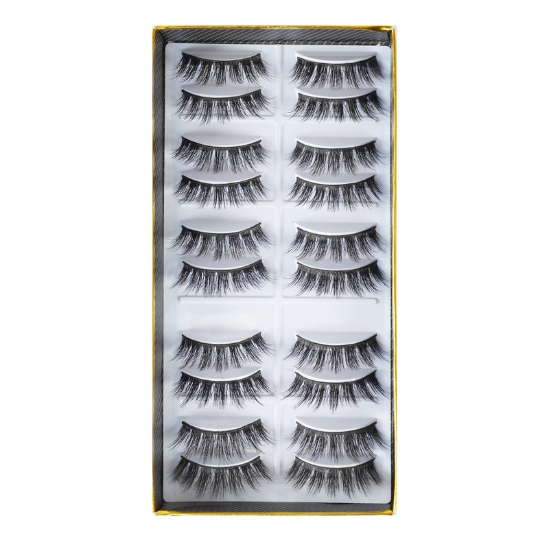 3D Volume Fluffy False Eyelashes 10pairs