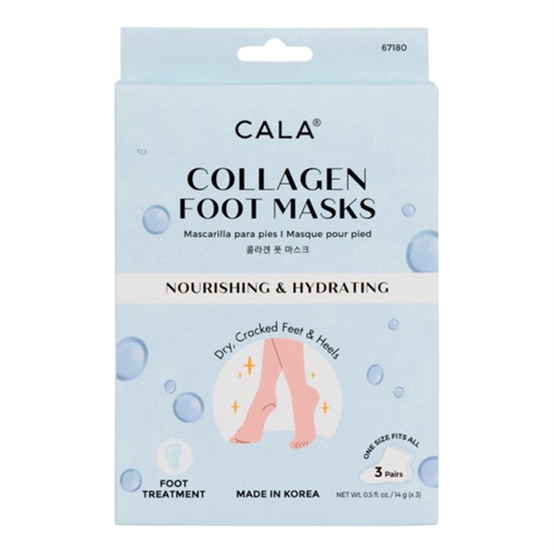 Cala Moisturizing Foot Mask 3 Pairs