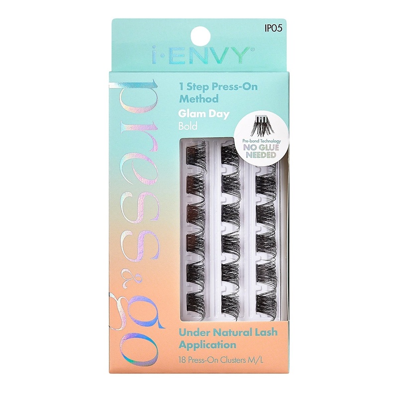i Envy Press N Go Press-On Clusters Glam Day Eyelash