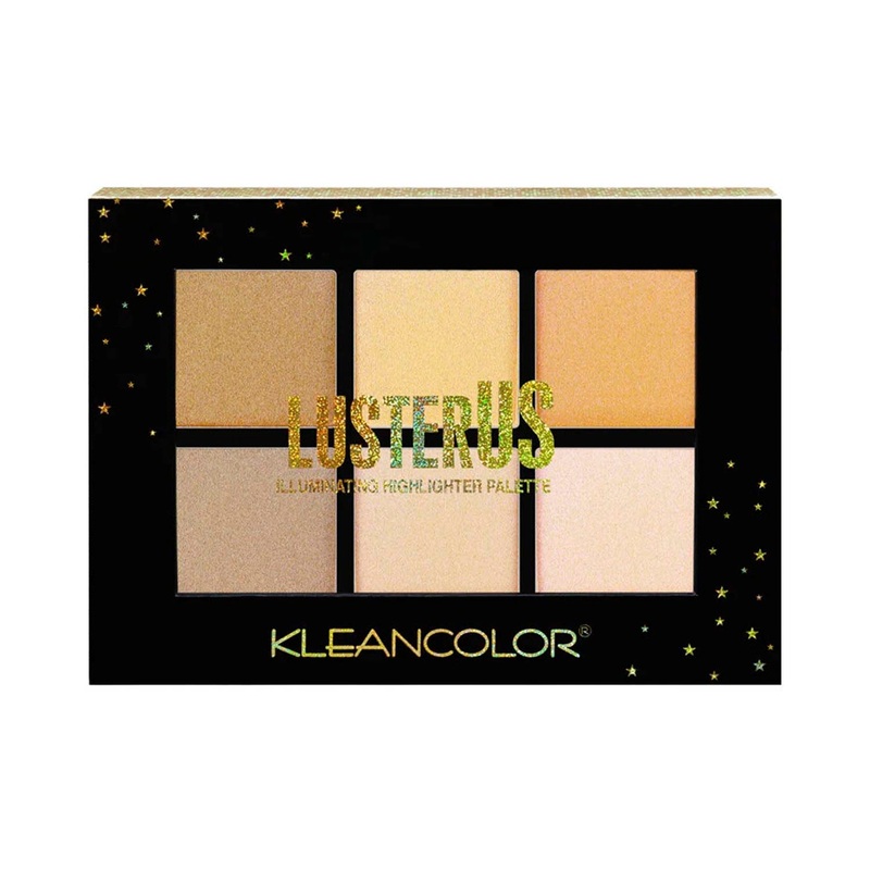 KleanColor Luster US Glow Highlighter Palette 6 colors