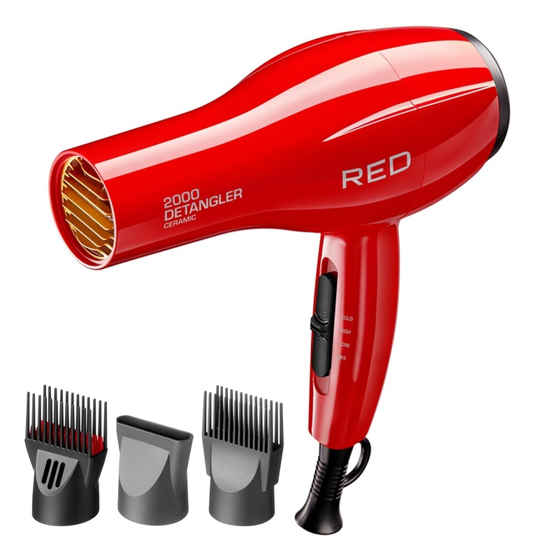 Red by Kiss 2000 Detangler Ceramic Dryer