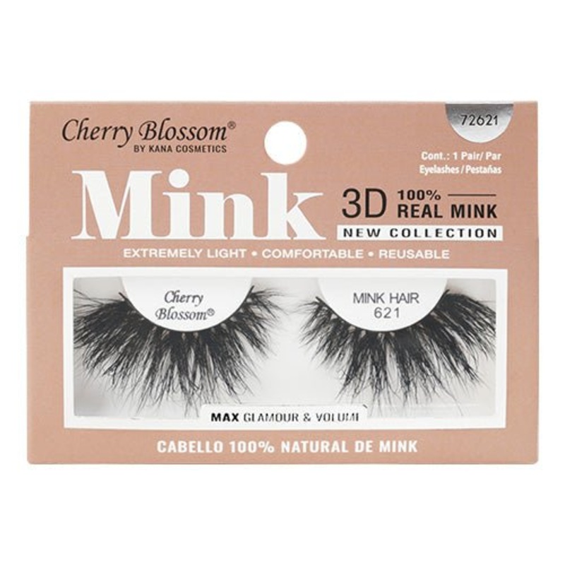 Cherry Blossom 3D 100% Real Mink Eyelashes DWWW847055473