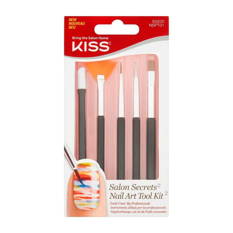 Kiss Salon Secrets Nail Art Tool Kit 5pcs