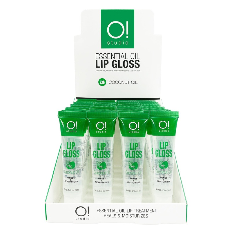 O Studio Shines and Moisturizes Lip Gloss Coconut Oil 36Pcs / 1DP