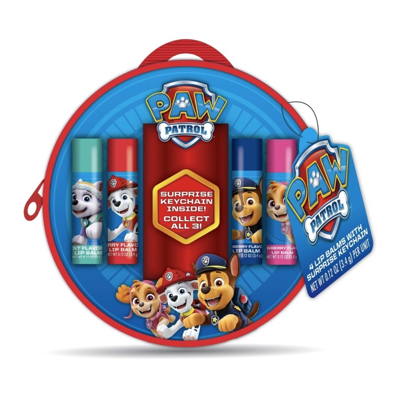 Taste Beauty PAW Patrol 4 Lip Balms Backpack