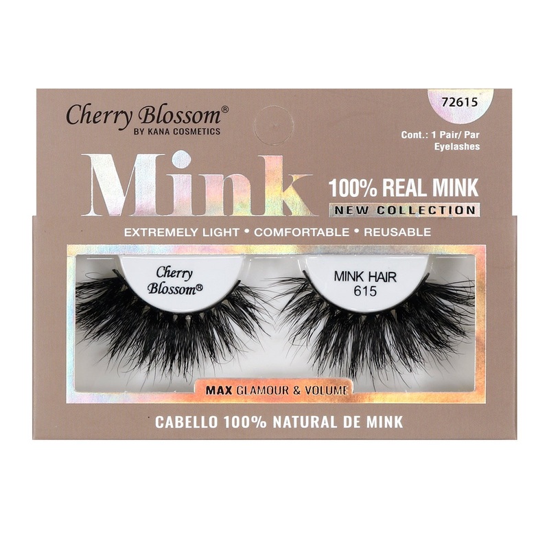 Cherry Blossom 3D 100% Real Mink Eyelashes DWWW847055016