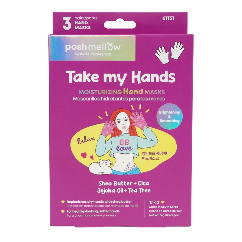 KANA Posh Mellow Take My Hands Moisturizing Hand Masks 3 Pairs