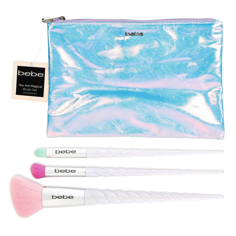 Bebe You Are Magical 4pc Brush Set With Purse Kit