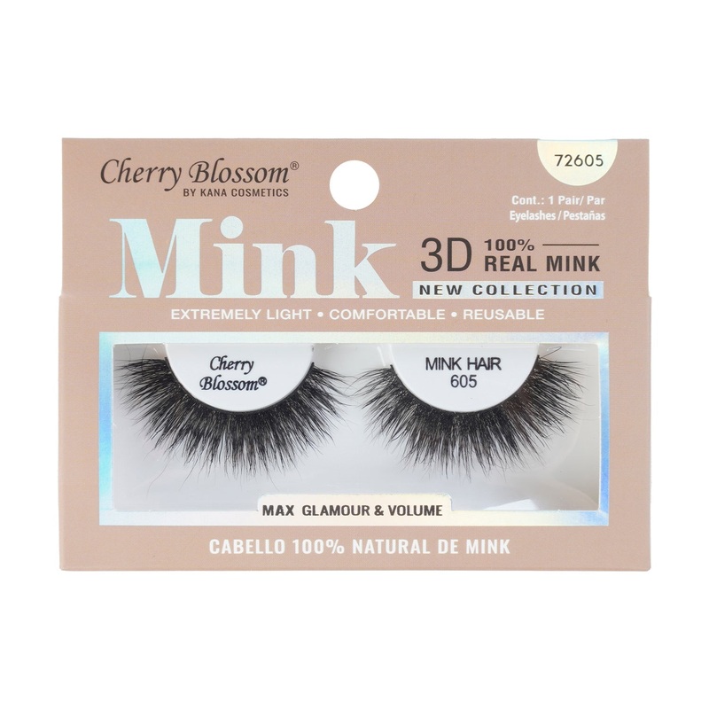 Cherry Blossom 3D 100% Real Mink Eyelashes DWWW847054983