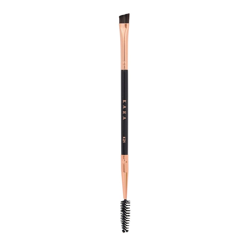 KARA BEAUTY Professional K21 Angled Liner & Spoolie Brush