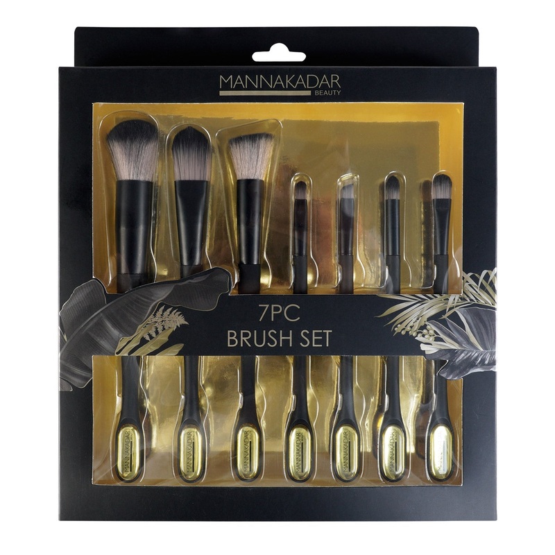 Manna Kadar Beauty Black Brush 7pcs Set