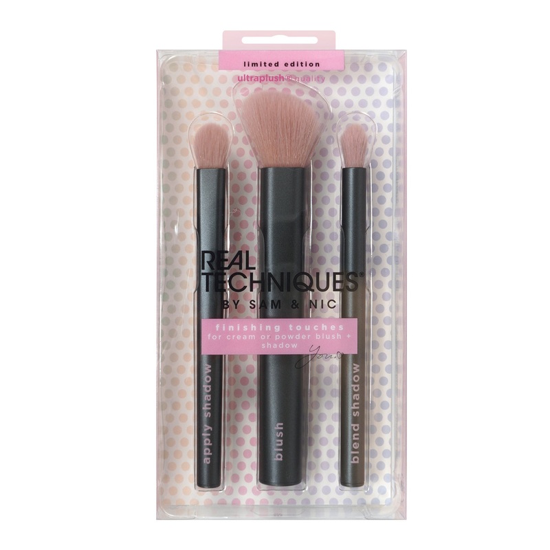 Real Techniques Finishing Touches Makeup Brush Set 3pcs