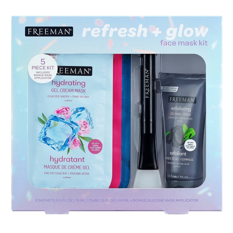 Freeman Refresh+Glow Face Mask 5pcs Kit