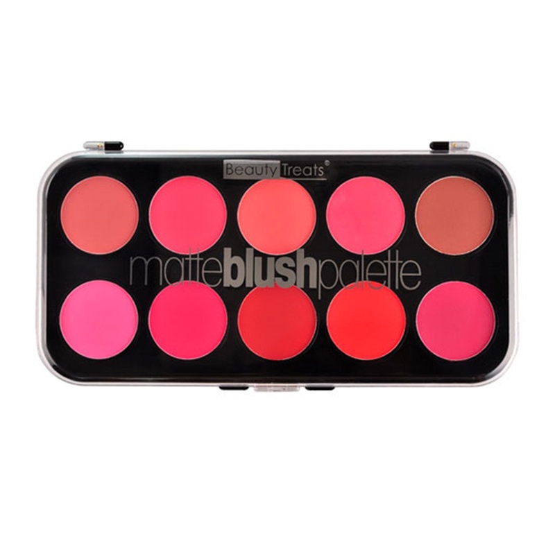 Beauty Treats 10 Colors Matte Blush Palette