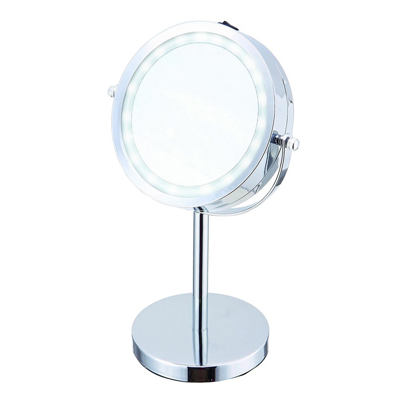 Elle Double Sided LED Light Vanity Mirror 1X/3X Magnification