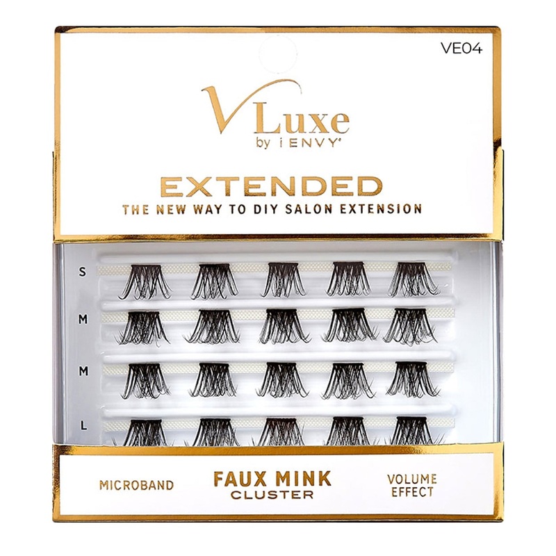i Envy V-Luxe Extended Faux Mink Cluster